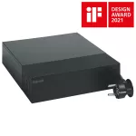 PRZEDŁUŻACZ DO KĄCIKA TV, 4X2P+Z + 4X2P, Z OGRANICZNIKIEM PRZEPIĘĆ, Z PRZEWODEM 2.0 METRA 3X1.5 MM2 - CZARNY, Legrand