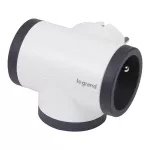 ROZGAŁĘŹNIK OBROTOWY 3X2P+Z - BIAŁY/GRAFITOWY, Legrand
