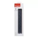 PRZEDŁUŻACZ PREMIUM, OBROTOWY, 6X2P+Z, Z PRZEWODEM 1.5 METRA 3X1.0 MM2 - BIAŁY/GRAFITOWY, Legrand
