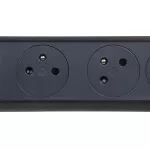 PRZEDŁUŻACZ PREMIUM, OBROTOWY, 6X2P+Z, Z PRZEWODEM 3.0 METRA 3X1.5 MM2 - CZARNY/GRAFITOWY, Legrand