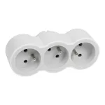 ROZGAŁĘŹNIK 3X2P+Z FRONTOWE - BIAŁY/JASNOSZARY, Legrand