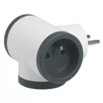 ROZGAŁĘŹNIK 3X2P+Z - BIAŁY/GRAFITOWY, Legrand