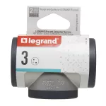 ROZGAŁĘŹNIK 3X2P+Z - ALUMINIUM/GRAFITOWY, Legrand