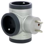 ROZGAŁĘŹNIK 3X2P+Z - ALUMINIUM/GRAFITOWY, Legrand