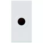 MOSAIC WYJŚCIE KABLA 8MM - 1 MODUŁ BIAŁE, Legrand