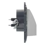 Niloe Step - wyjście kablowe- kolor aluminium, Legrand