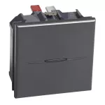 AXOLUTE - Łącznik jednobiegunowy 10AX (zaciski automatyczne) 2 moduły AXIAL antracyt, Bticino