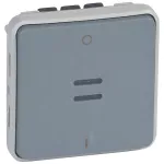 PLEXO55 ŁĄCZNIK DWUBIEGUNOWY PODŚWIETLANY SZARY 10AX-250V~, Legrand