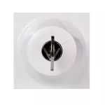 MOSAIC WYŁĄCZNIK NA KLUCZ DWUPOZYCYJNY - 2 MODUŁY BIAŁY 6A-250V~, Legrand