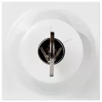 MOSAIC WYŁĄCZNIK NA KLUCZ TRÓJPOZYCYJNY - 2 MODUŁY BIAŁY 6A-250V~, Legrand