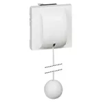 MOSAIC ŁĄCZNIK JEDNOBIEGUNOWY Z CIĘGNEM - 2 MODUŁY BIAŁY 10A-230V~, Legrand