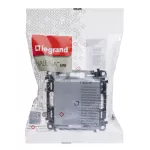 VALENA LIFE ŁĄCZNIK JEDNOBIEGUNOWY PODŚWIETLANY ALUMINIUM 250 V~, Legrand