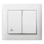 SISTENA LIFE IP44 ŁĄCZNIK ŚWIECZNIKOWY ARCTIC 10AX-250V~, Legrand