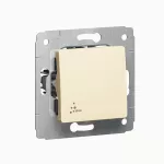 CARIVA ŁĄCZNIK JEDNOBIEGUNOWY IP44 KREM 10AX-250V~, Legrand