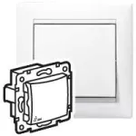 VALENA ŁĄCZNIK SCHODOWY IP44 BIAŁY 10AX-250~, Legrand