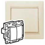 VALENA ŁĄCZNIK ŚWIECZNIKOWY KREM 10AX-250~, Legrand