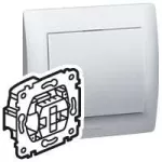 SISTENA LIFE ŁĄCZNIK JEDNOBIEGUNOWY PODŚWIETLANY 10AX-250V~, Legrand
