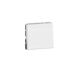 MOSAIC ŁĄCZNIK JEDNOBIEGUNOWY - 2 MODUŁY BIAŁY 10AX-250V~, Legrand