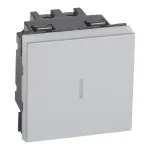 MOSAIC ŁĄCZNIK KRZYŻOWY - 2 MODUŁY ALUMINIUM 10AX-250V~, Legrand