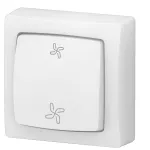 OTEO - ŁĄCZNIK STEROWANIA WENTYLACJĄ BIAŁY 10AX-250V~, Legrand