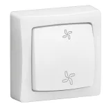 OTEO - ŁĄCZNIK STEROWANIA WENTYLACJĄ BIAŁY 10AX-250V~, Legrand