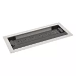 INCARA: FLIP UP - 5X2P+Z / USB A+C - 2,0 M-METAL, Legrand