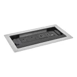 INCARA: FLIP UP - 2X2P+Z / USB A+C / RJ45 / HDMI - 2,0 M-METAL, Legrand