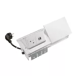 INCARA: POP UP - 2x2P+Z / 2xUSB A+C - 2,0 M-BIAŁY