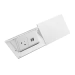 INCARA: POP UP - 2x2P+Z / 2xUSB A+C - 2,0 M-BIAŁY