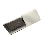 INCARA: POP UP - 2x2P+Z / 2xUSB A+C - 2,0 M-SZCZOTKOWANE ALUMINIUM