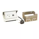 INCARA: POP UP - 2P+Z / USB A+C - 2,0 M-BIAŁY, Legrand