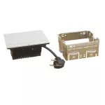 INCARA: POP UP - 2P+Z / USB A+C - 2,0 M-SZCZOTKOWANE ALUMINIUM, Legrand