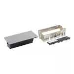 INCARA: POP UP - 3X2P+Z / USB A+C - 2,0 M-SZCZOTKOWANE ALUMINIUM, Legrand