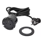 INCARA: DISQ 60 - 2P+Z - 2,0 M-CZARNY, Legrand