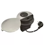 INCARA: DISQ 80 - 2P+Z / USB A+C / RJ45 Z POKRYWĄ - 2,0 M-CZARNY, Legrand