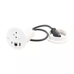 INCARA: DISQ 80 - 2P+Z / USB A+C / RJ45 - 0,5 M WIELAND-BIAŁY, Legrand