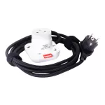 INCARA: ELECTR'ON - PODSTAWA 1X2P+Z - 2,5 M-BIAŁY, Legrand