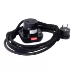 INCARA: ELECTR'ON - PODSTAWA 1X2P+Z - 2,5 M-CZARNY, Legrand