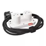 INCARA: ELECTR'ON - PODSTAWA 2X2P+Z - 2,5 M-BIAŁY, Legrand