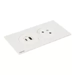 INCARA: DISQ'IN - 2P+Z / USB A+C - 2,0 M-BIAŁY, Legrand
