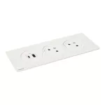 INCARA: DISQ'IN - 2X2P+Z / USB A+C - 2,0 M-BIAŁY, Legrand