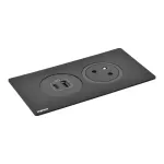 INCARA: DISQ'IN - 2P+Z / USB A+C - 2,0 M-CZARNY, Legrand
