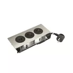 INCARA: DISQ'IN - 2X2P+Z / USB A+C - 2,0 M-CZARNY, Legrand