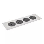 INCARA: DISQ'IN - 2X2P+Z / USB A+C / HDMI - 2,0 M-CZARNY, Legrand