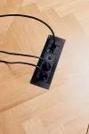 INCARA: MULTILINK - 2X2P+Z / USB A+C - 2,0 M-METAL, Legrand