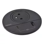 INCARA: DISQ 80 - 2P+Z / USB A+C - 2,0 M-CZARNY