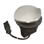 INCARA: DISQ 80 - 2P+Z / USB A+C Z POKRYWĄ - 0,5 M WIELAND-CZARNY