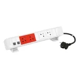 INCARA: ONDESK - (2+2C)X2P+Z/2XRJ-PRZEWÓD 2 METRY- BIAŁY