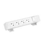 INCARA: ONDESK - 4X2P+Z/ŁĄCZNIK-BEZ PRZEWODU- BIAŁY