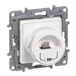 NILOE/NILOE SELECTION - STACJA ŁADUJĄCA MICRO USB 5 V + USB 5 V 2400 MA BIAŁA, Legrand